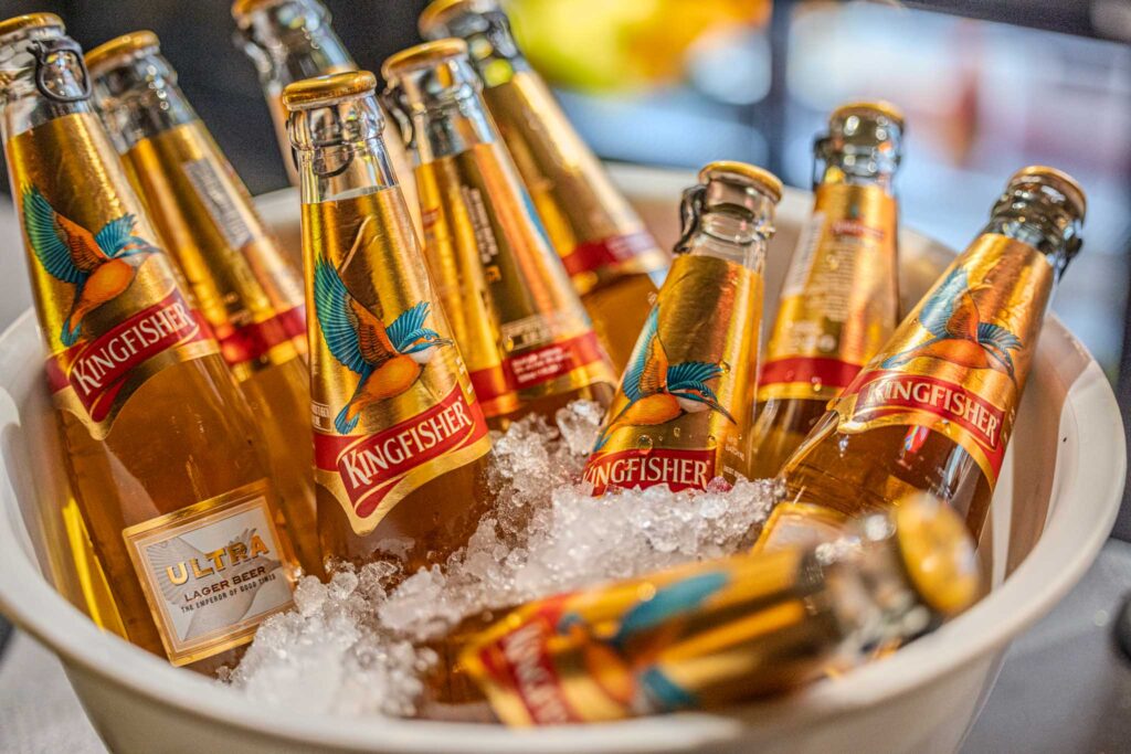 Kingfisher Ultra launch night product photography
