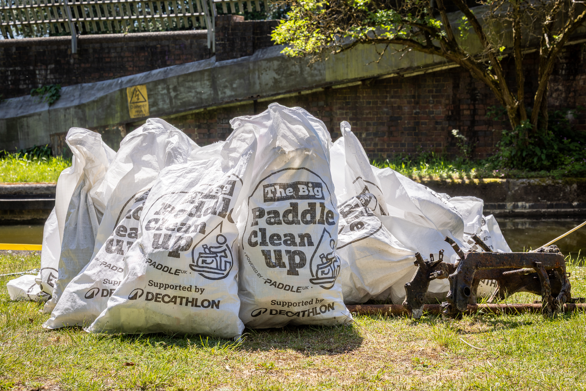 Brand photography of Decathlon UK's Big Paddle Cleanup sustainability campaign